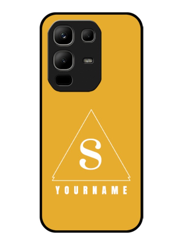 Custom Infinix Note 50x 5G Custom Glass Phone Case - Simple Triangle Design