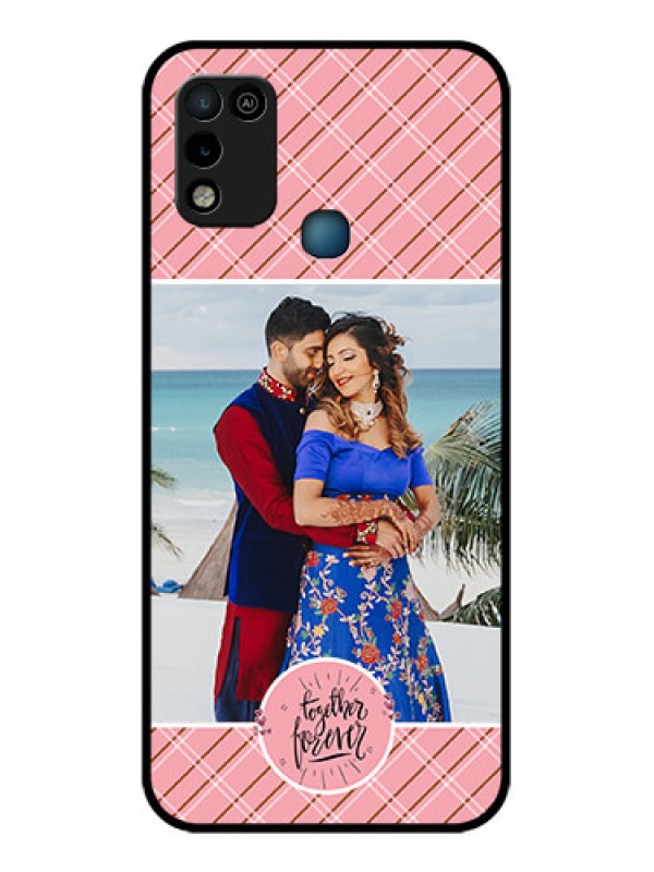 Custom Infinix Smart 5 Personalized Glass Phone Case - Together Forever Design