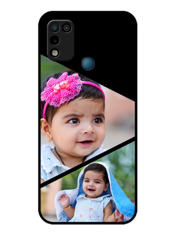 Custom Infinix Smart 5 Custom Glass Phone Case - Semi Cut Design