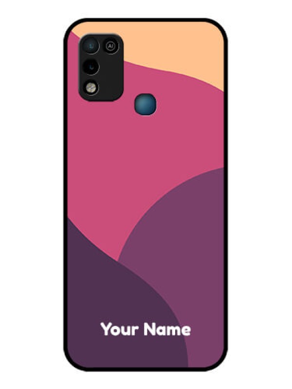 Custom Infinix Smart 5 Custom Glass Phone Case - Mixed Multi-colour abstract art Design