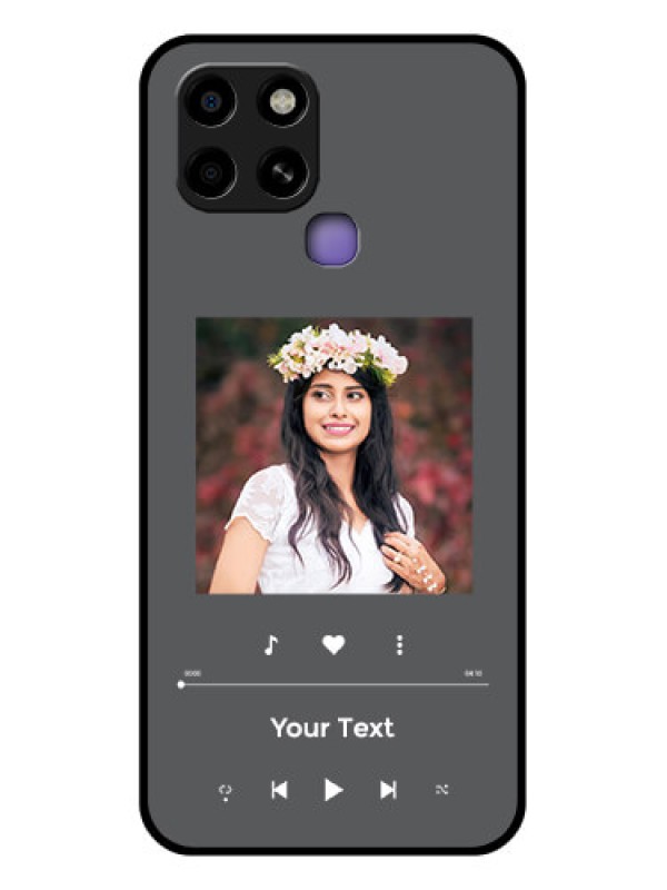 Custom Infinix Smart 6 Custom Glass Mobile Case - Play The Music Design