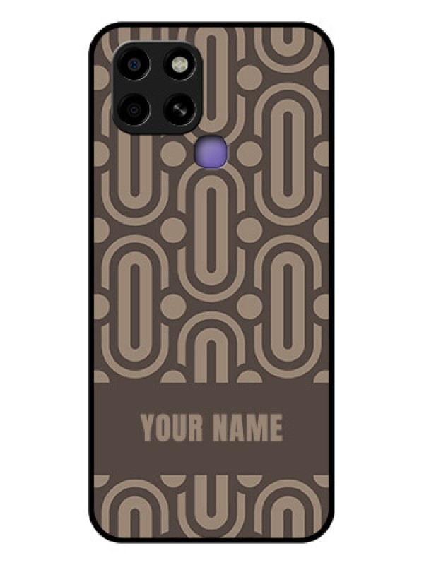 Custom Infinix Smart 6 Custom Glass Phone Case - Captivating Zero Pattern Design