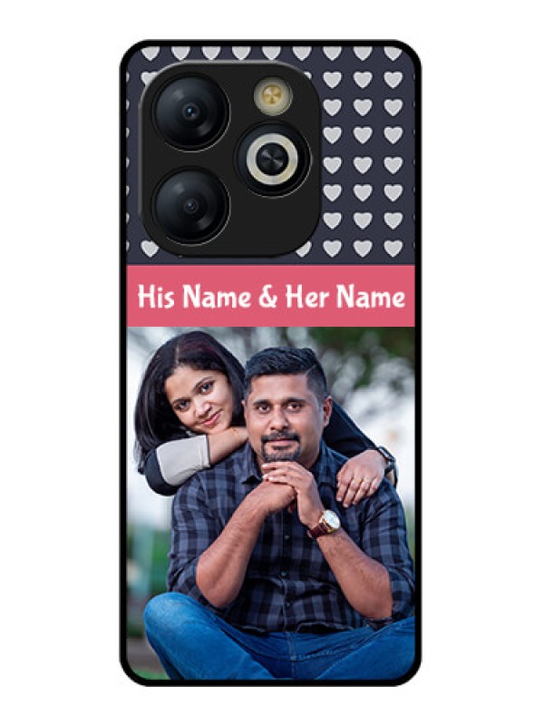 Custom Smart 8 HD Custom Glass Phone Case - Love Symbols Design