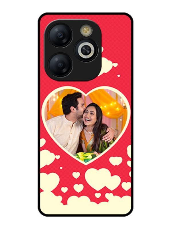 Custom Smart 8 HD Custom Glass Phone Case - Love Symbols Phone Cover Design