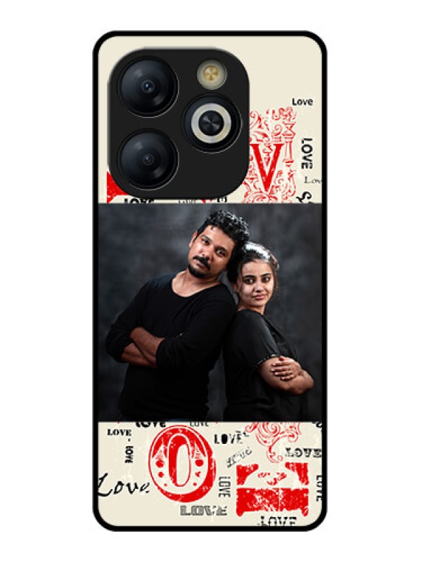 Custom Smart 8 HD Custom Glass Phone Case - Trendy Love Design Case