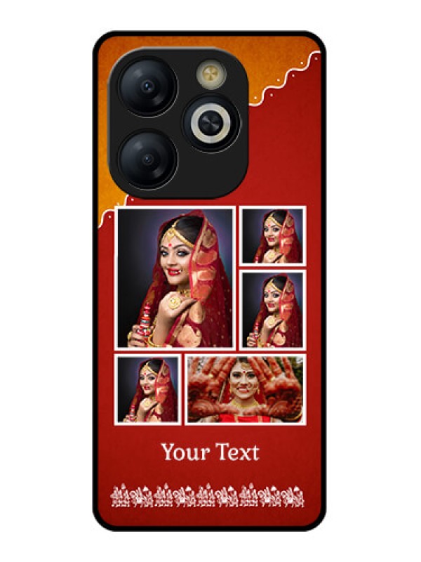 Custom Smart 8 HD Custom Glass Phone Case - Wedding Pic Upload Design