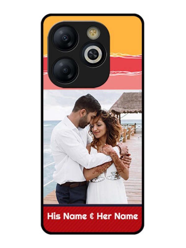 Custom Smart 8 HD Custom Glass Phone Case - Colorful Case Design