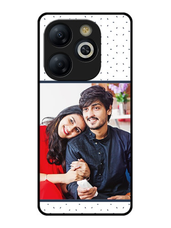 Custom Smart 8 HD Custom Glass Phone Case - Premium Dot Design