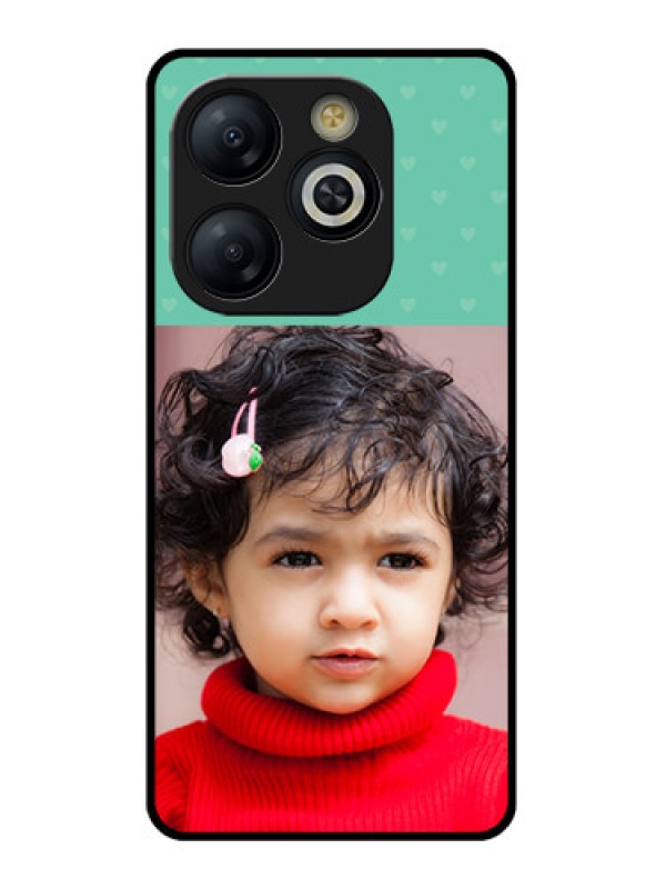 Custom Smart 8 HD Custom Glass Phone Case - Lovers Picture Design