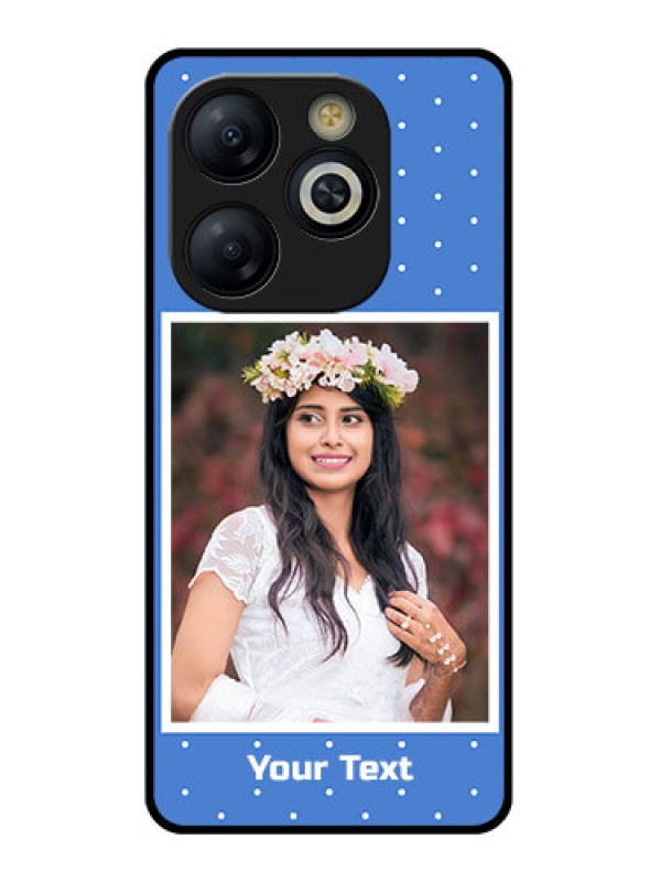 Custom Smart 8 HD Custom Glass Phone Case - Polka Dots Design