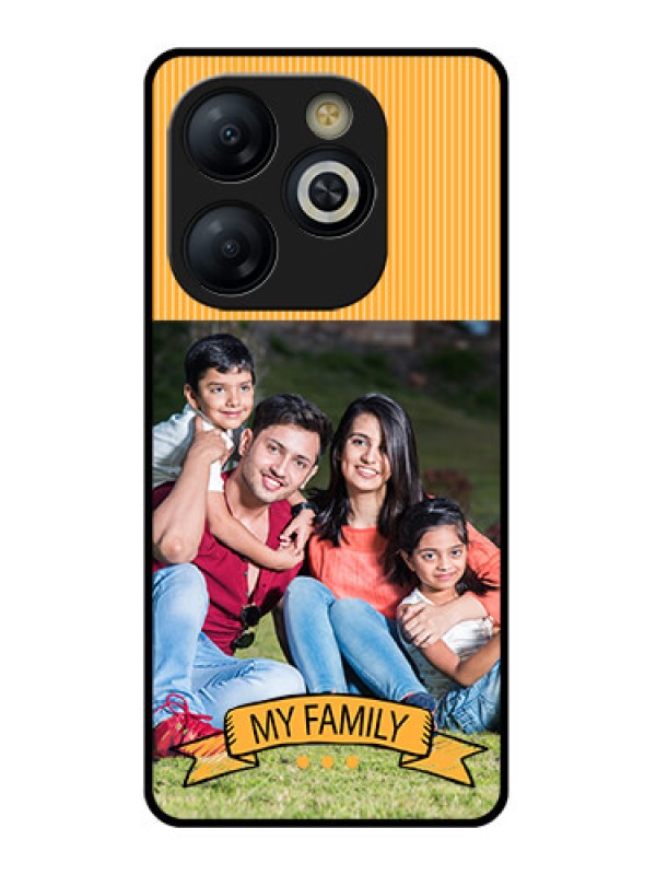 Custom Smart 8 HD Custom Glass Phone Case - My Family Design