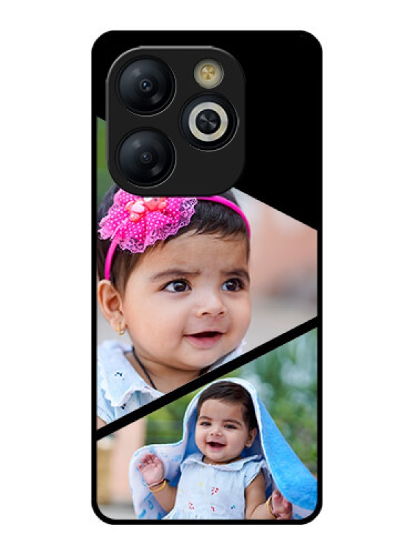 Custom Smart 8 HD Custom Glass Phone Case - Semi Cut Design