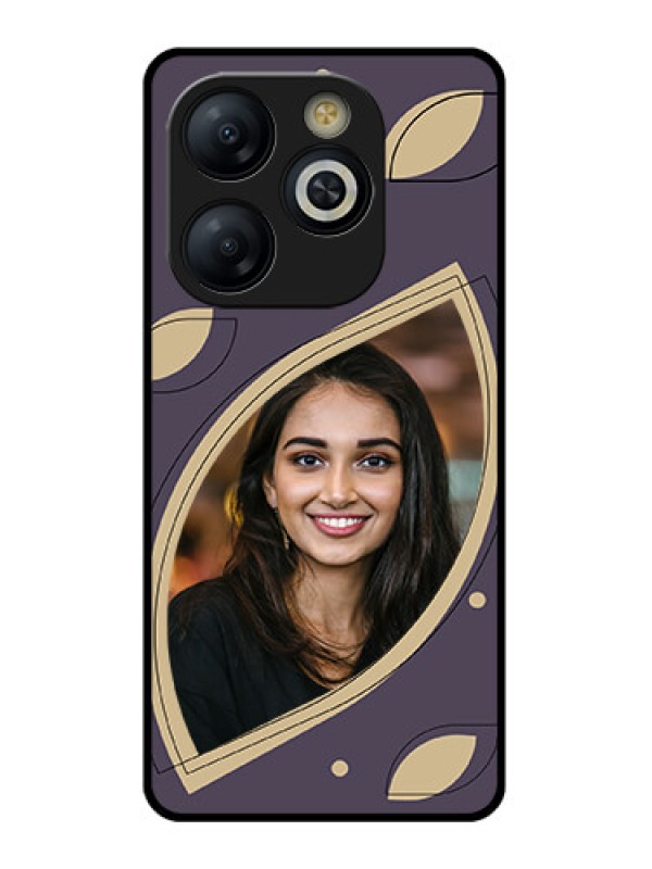 Custom Smart 8 HD Custom Glass Phone Case - Falling Leaf Design