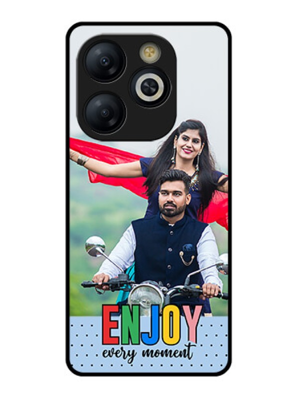 Custom Smart 8 HD Custom Glass Phone Case - Enjoy Every Moment Design