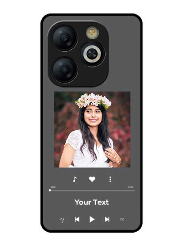 Custom Smart 8 HD Custom Glass Phone Case - Play The Music Design