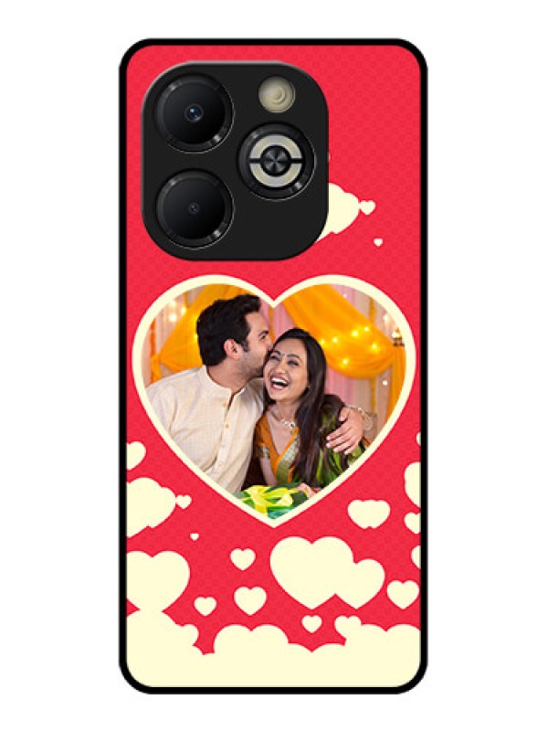 Custom Smart 8 Plus Custom Glass Phone Case - Love Symbols Phone Cover Design