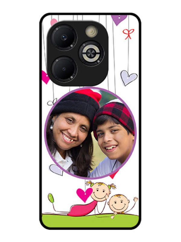 Custom Smart 8 Plus Custom Glass Phone Case - Cute Kids Phone Case Design