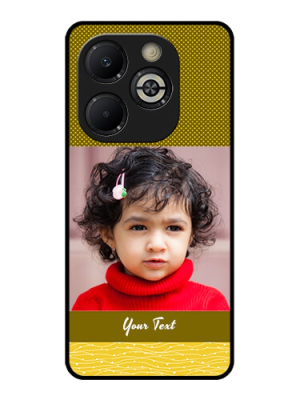 Custom Smart 8 Plus Custom Glass Phone Case - Simple Green Color Design