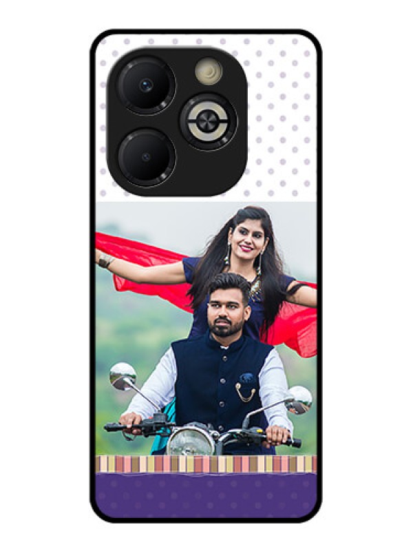 Custom Smart 8 Plus Custom Glass Phone Case - Cute Family Design