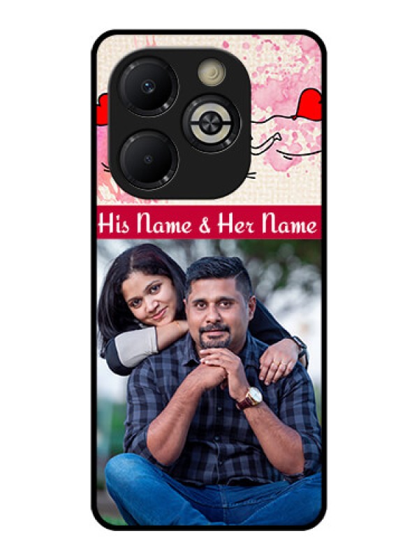 Custom Smart 8 Plus Custom Glass Phone Case - You And Me Case Design