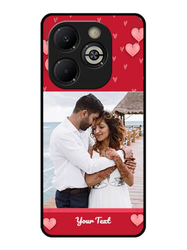 Custom Smart 8 Plus Custom Glass Phone Case - Valentines Day Design