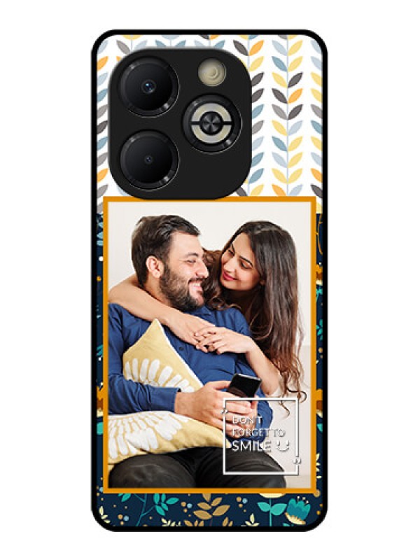 Custom Smart 8 Plus Custom Glass Phone Case - Pattern Design