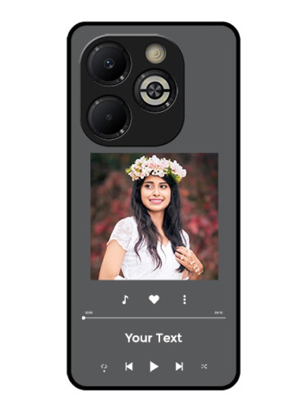 Custom Smart 8 Plus Custom Glass Phone Case - Play The Music Design