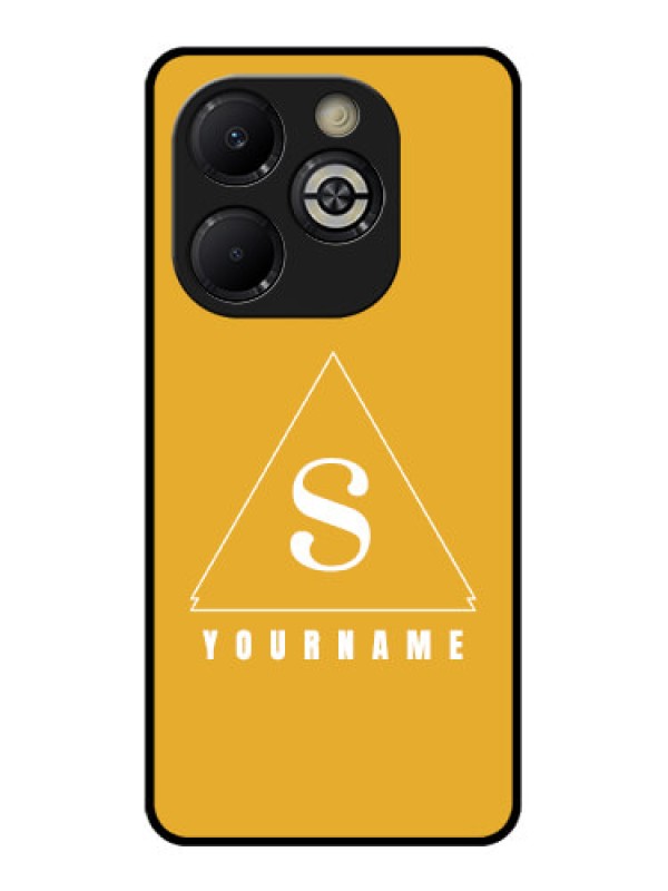 Custom Smart 8 Plus Custom Glass Phone Case - Simple Triangle Design