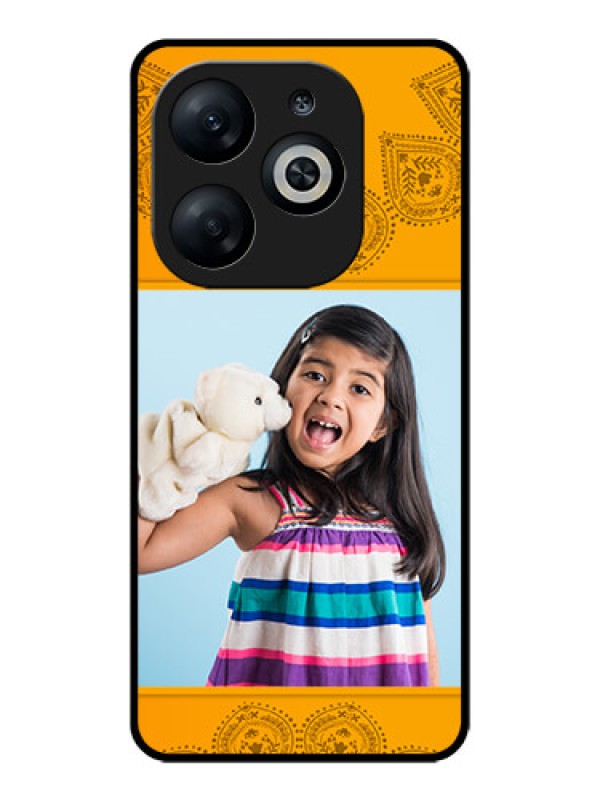 Custom Infinix Smart 8 Custom Glass Phone Case - Photo Wedding Design