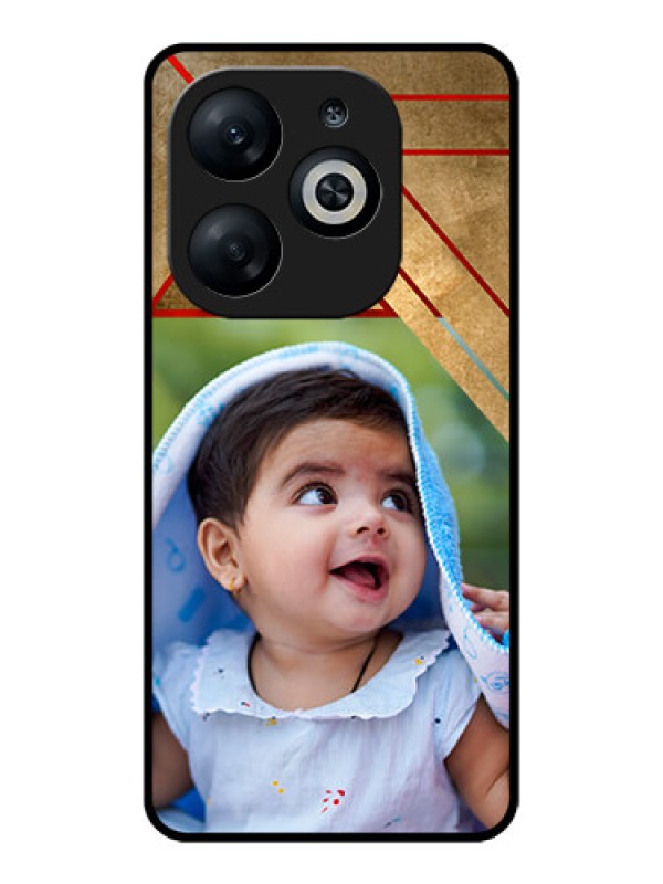 Custom Infinix Smart 8 Custom Glass Phone Case - Gradient Abstract Texture Design