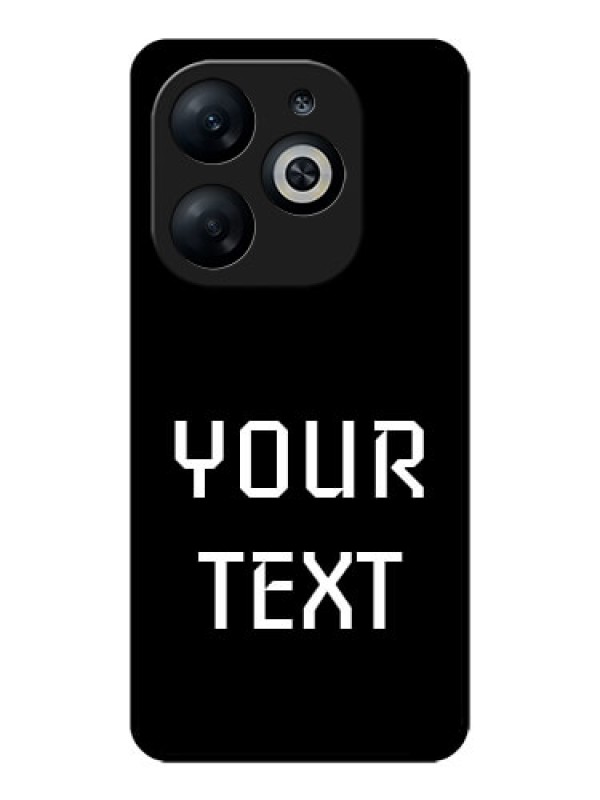Custom Infinix Smart 8 Custom Glass Phone Case - Your Name Design