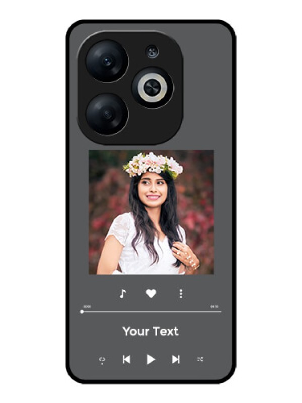 Custom Infinix Smart 8 Custom Glass Phone Case - Play The Music Design