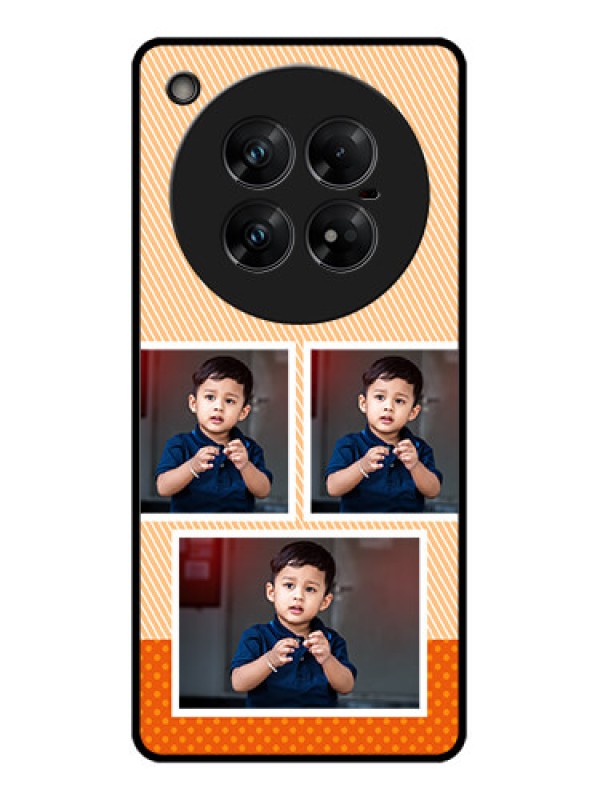 Custom Infinix Zero 40 5G Custom Glass Phone CaseBulk Photos Upload Design