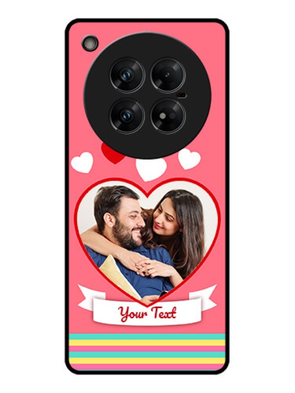 Custom Infinix Zero 40 5G Custom Glass Phone CaseLove Shapes Doodle Design