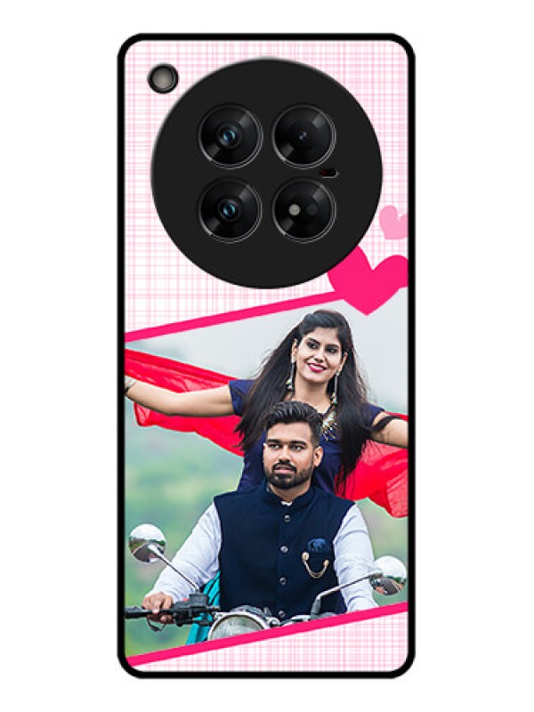 Custom Infinix Zero 40 5G Custom Glass Phone CaseLove Shape Heart Design