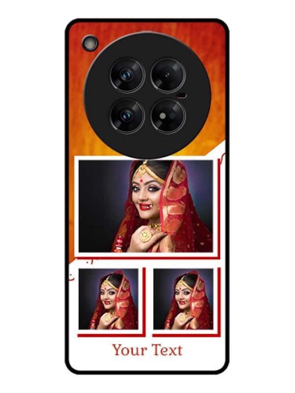 Custom Infinix Zero 40 5G Custom Glass Phone CaseWedding Memories Design