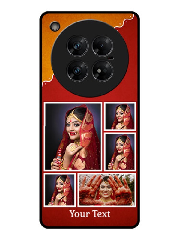 Custom Infinix Zero 40 5G Custom Glass Phone CaseWedding Pic Upload Design