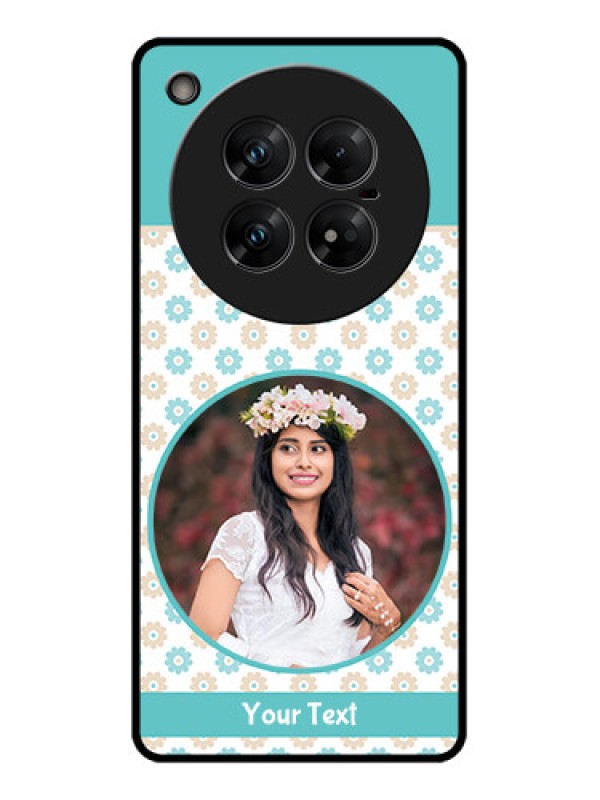 Custom Infinix Zero 40 5G Custom Glass Phone CaseBeautiful Flowers Design