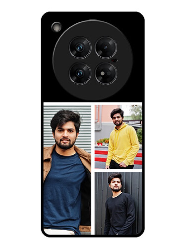 Custom Infinix Zero 40 5G Custom Glass Phone CaseUpload Multiple Picture Design