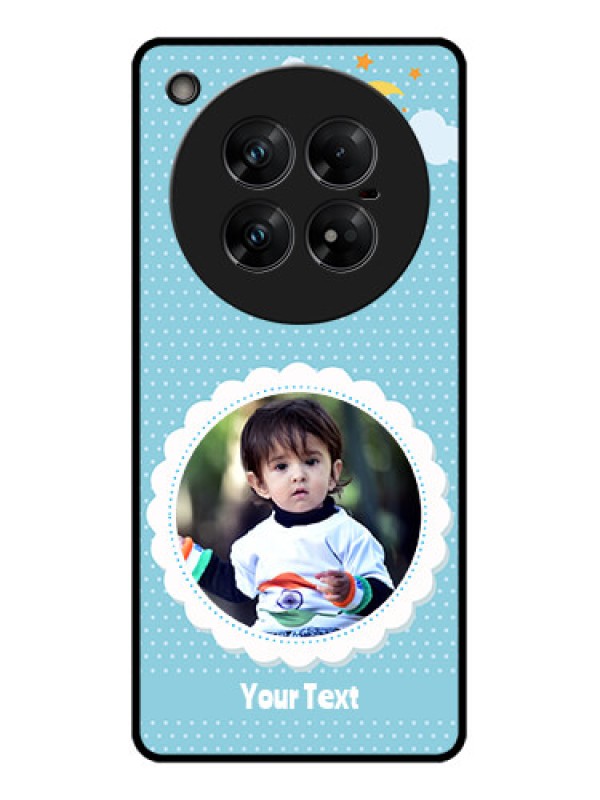 Custom Infinix Zero 40 5G Custom Glass Phone CaseViolet Pattern Design