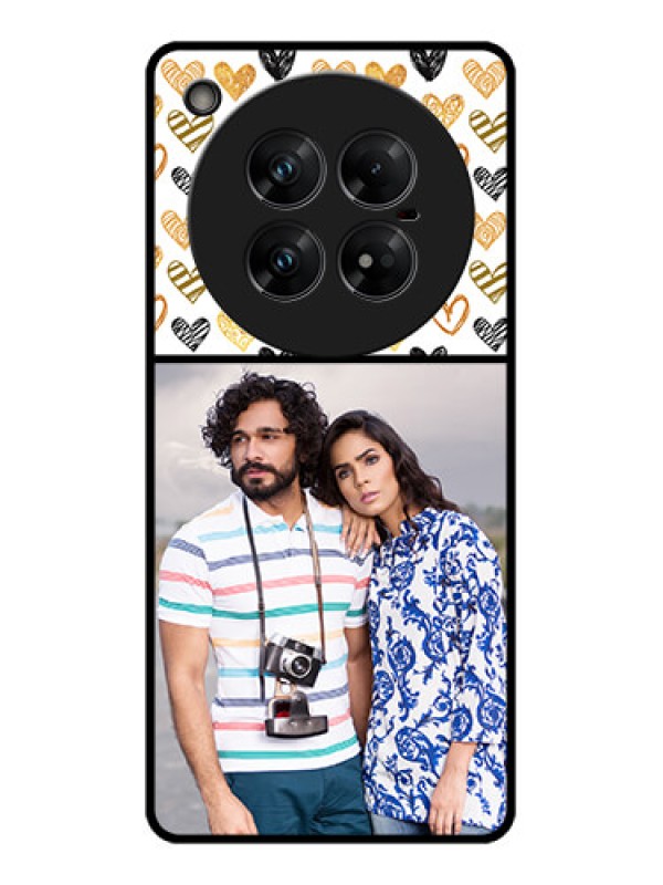 Custom Infinix Zero 40 5G Custom Glass Phone CaseLove Symbol Design