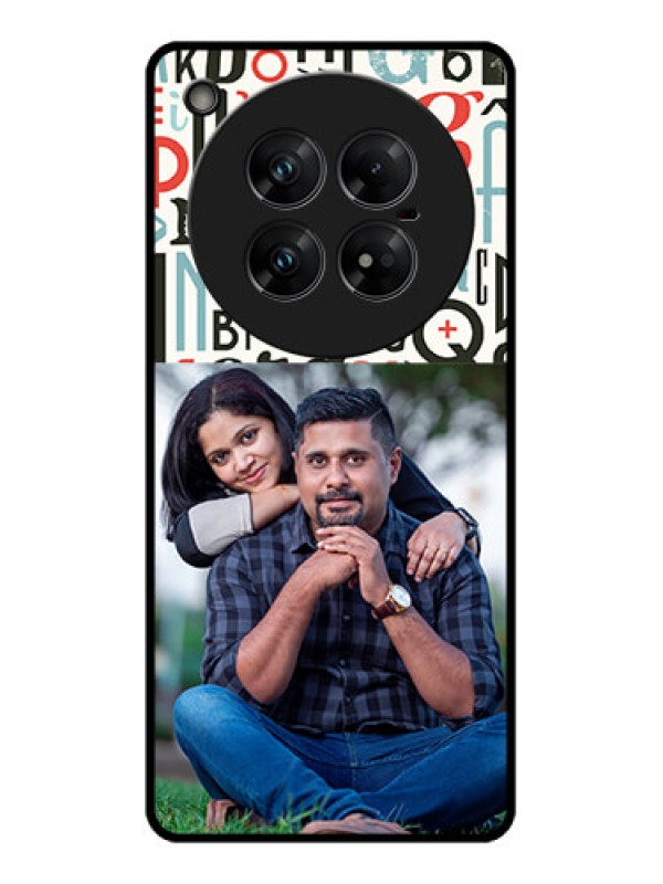 Custom Infinix Zero 40 5G Custom Glass Phone CaseAlphabet Design