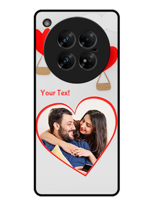 Custom Infinix Zero 40 5G Custom Glass Phone CaseParachute Love Design