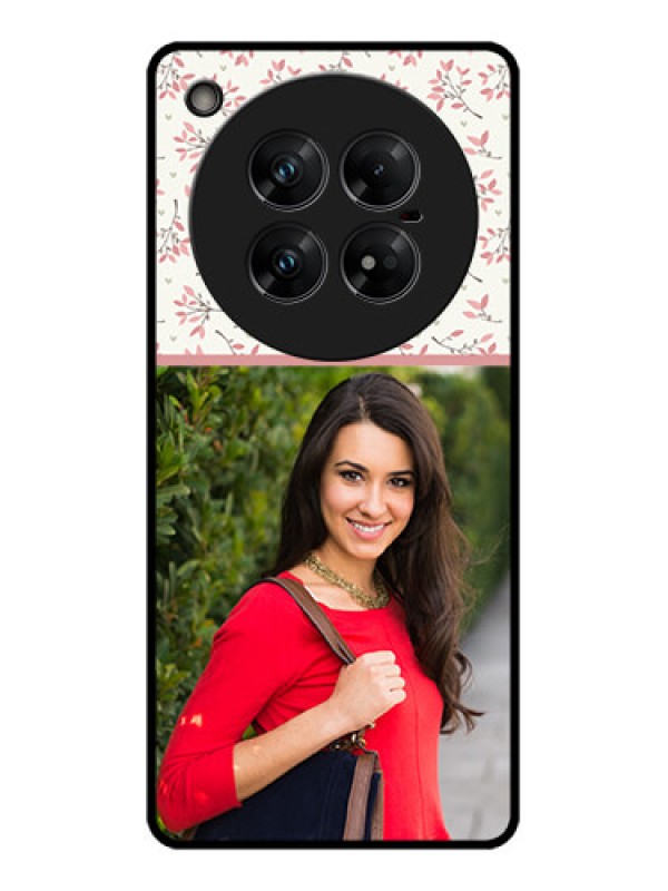 Custom Infinix Zero 40 5G Custom Glass Phone CaseStunning Floral Design