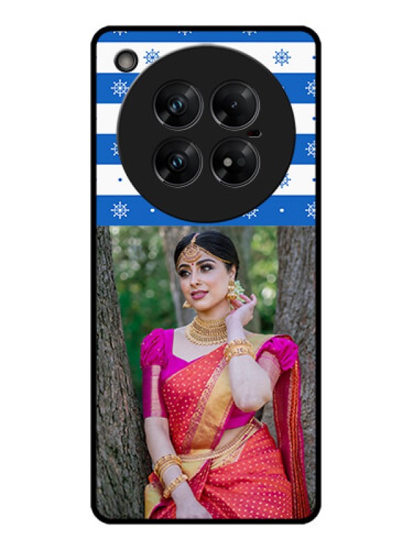 Custom Infinix Zero 40 5G Custom Glass Phone CaseSnow Pattern Design