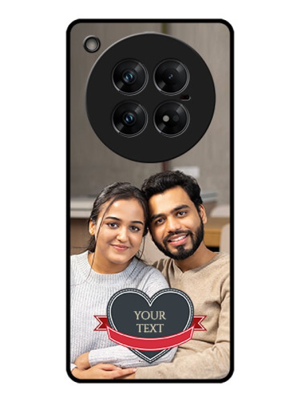 Custom Infinix Zero 40 5G Custom Glass Phone CaseJust Married Couple Design