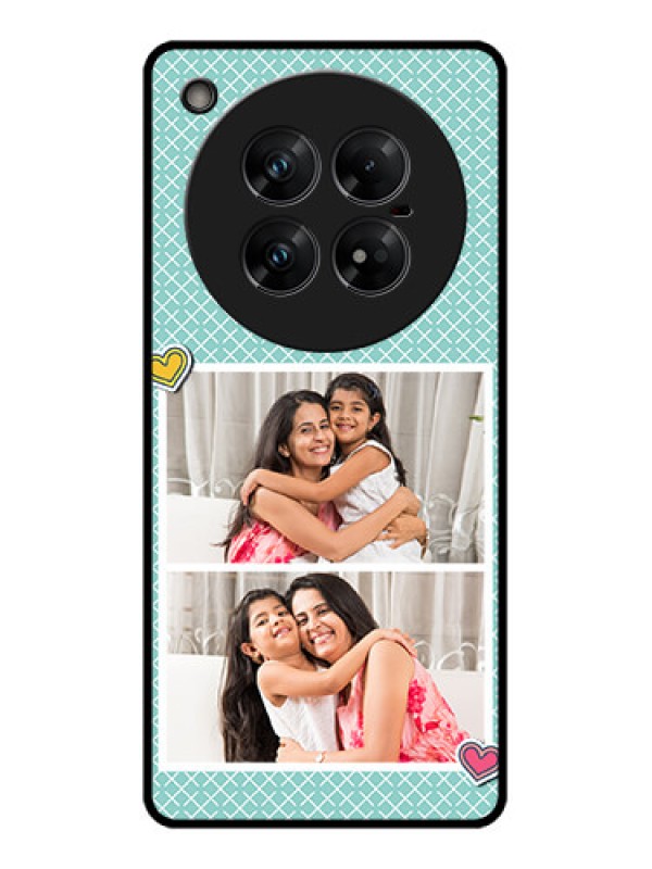 Custom Infinix Zero 40 5G Custom Glass Phone Case2 Image Holder With Pattern Design