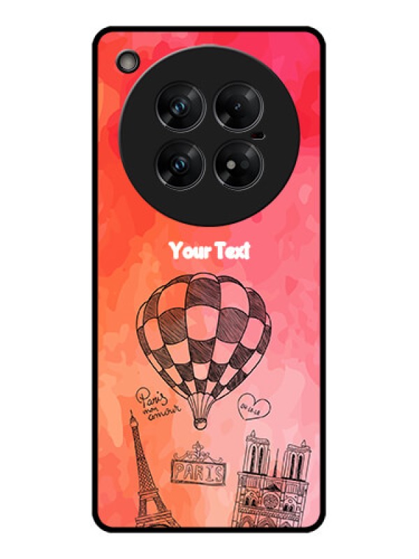 Custom Infinix Zero 40 5G Custom Glass Phone CaseParis Theme Design
