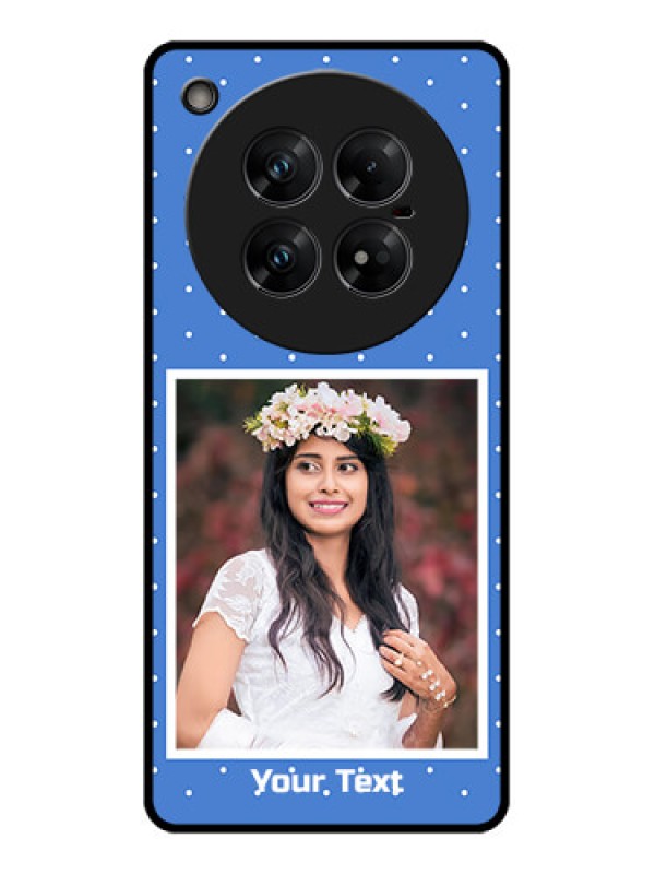 Custom Infinix Zero 40 5G Custom Glass Phone CasePolka Dots Design