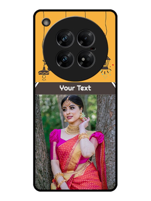 Custom Infinix Zero 40 5G Custom Glass Phone CaseWith Family Picture And Icons